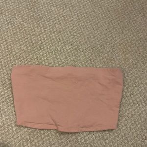 never worn pink tube top